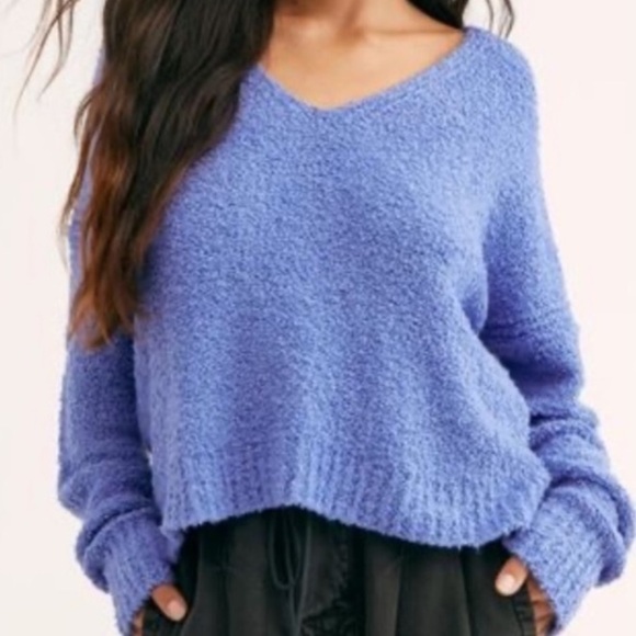 Free People V neck Slouchy Sweater size Small - Picture 1 of 9